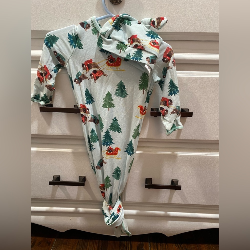 Angel dear Christmas bison knot gown